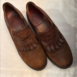 Mocha Mousse  Leather Loafers AS98 from Sundance Pilgrim Thanksgiving Fall 🍁🍂